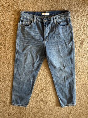 KanCan - Gabby High Rise Slouch - Straight Leg - Size 28